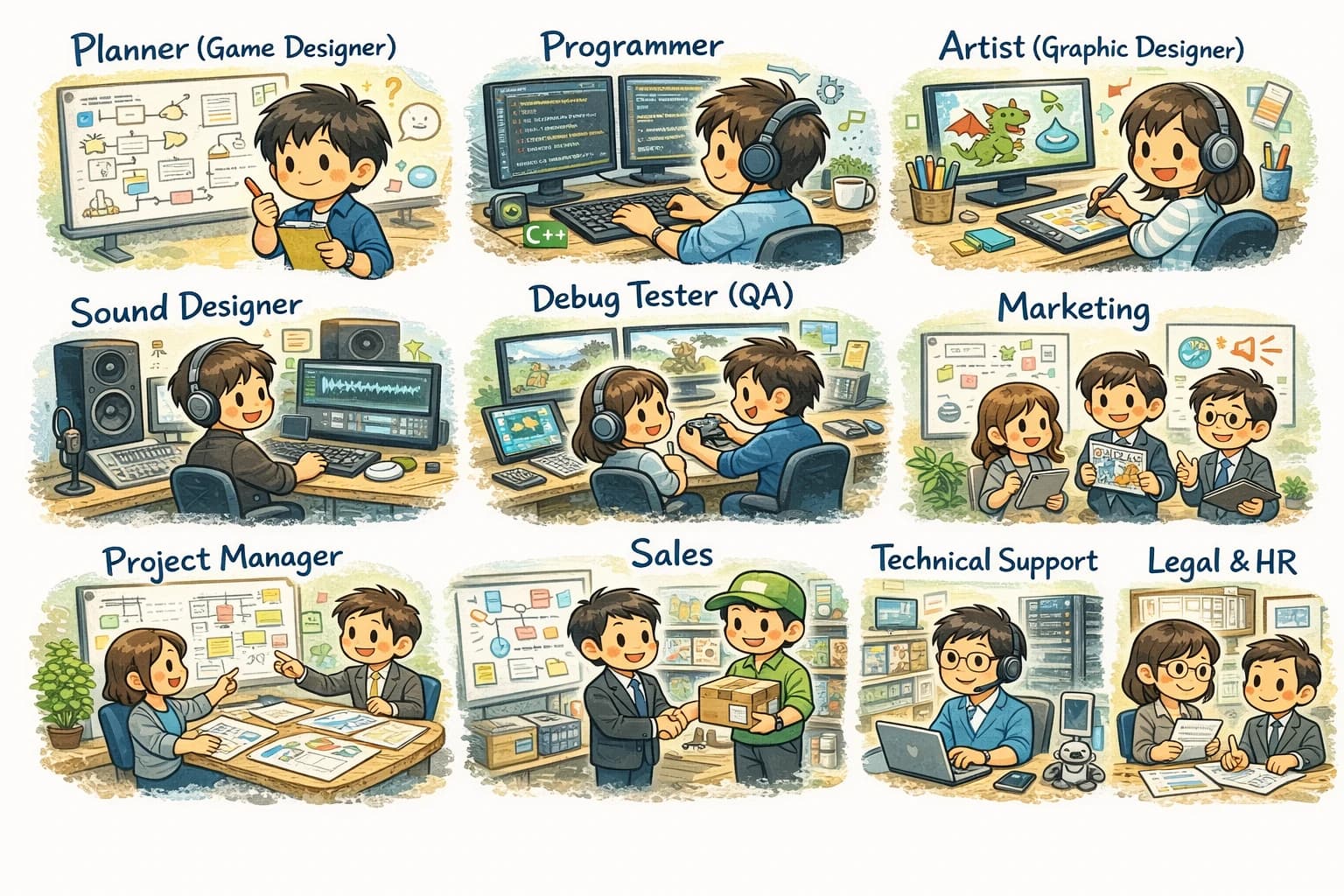 ゲーム業界は「入口」ではなく「環境」だと思う